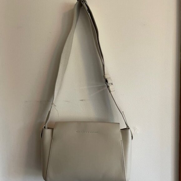 EVERLANE Mini Form Adjustable Canvas Strap Crossbody Bag Bone - Picture 7 of 15